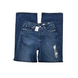 J. Crew Vintage Wide Leg 27 Tall Button Fly Blue NWT